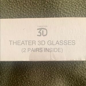 NIB Vizio Theater 3D Glasses. 2 pairs.